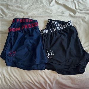 Women’s Under Armour Athletic Skorts - Navy with Red & Black with White